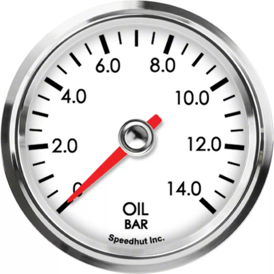 Legacy Series 2-5/8" 0-14.0 Bar Oil Pressure Gauge