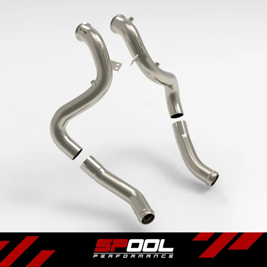 AMG M177 C63 Race Downpipes
