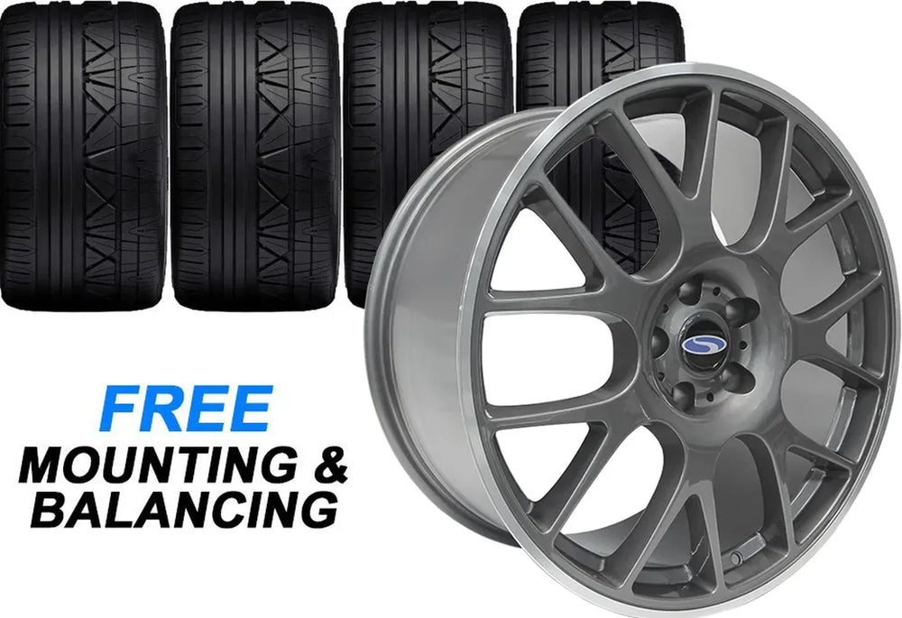 ST-R 20-Inch Gunmetal Mesh Wheel