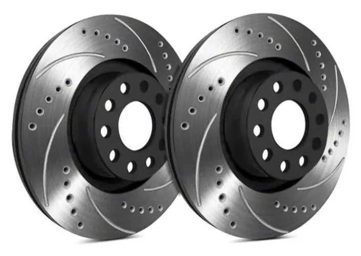 Cast Iron Rear Rotor with Black Zinc Plating