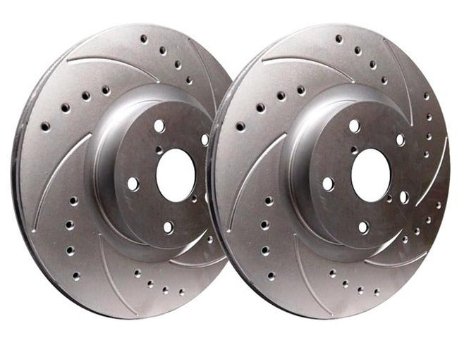 Drilled and Slotted Rear Brake Rotor