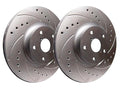 Drilled and Slotted Rear Brake Rotor