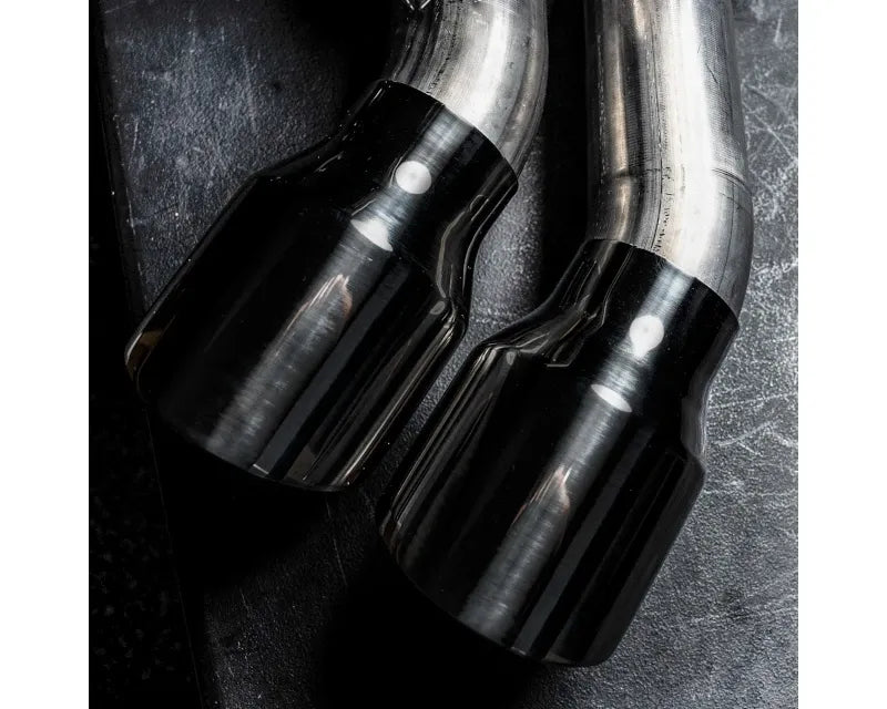 3" Axle-Back Exhaust System with Black Chrome Tips