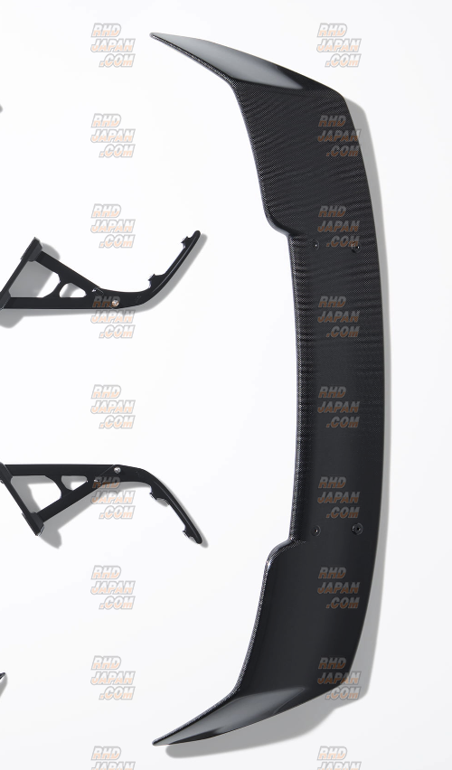 Swan Neck Dry Carbon Fiber Rear Spoiler Wing