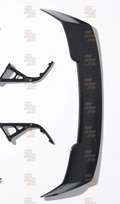 Swan Neck Dry Carbon Fiber Rear Spoiler Wing