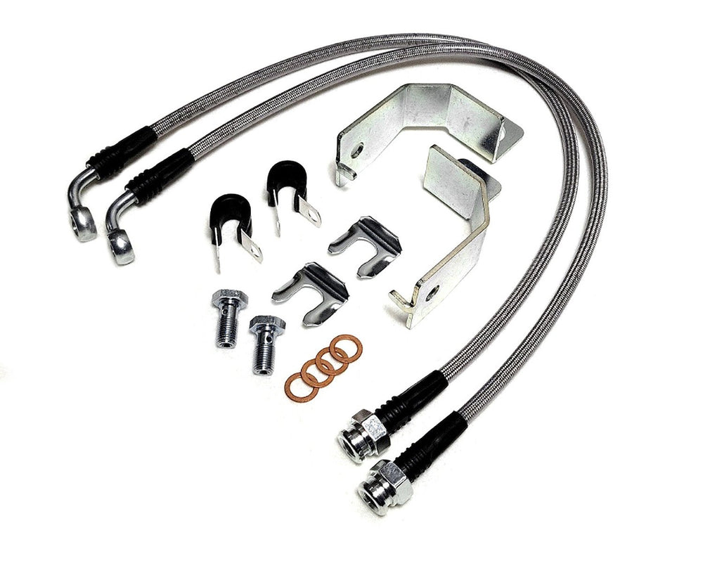 Braided Stainless Steel Brake Line Kit