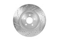 Front Cross-Drilled Slotted Rotor Set w/ Ceramic Brake Pads