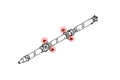 Driveshaft Carrier Bearing Support Bushings