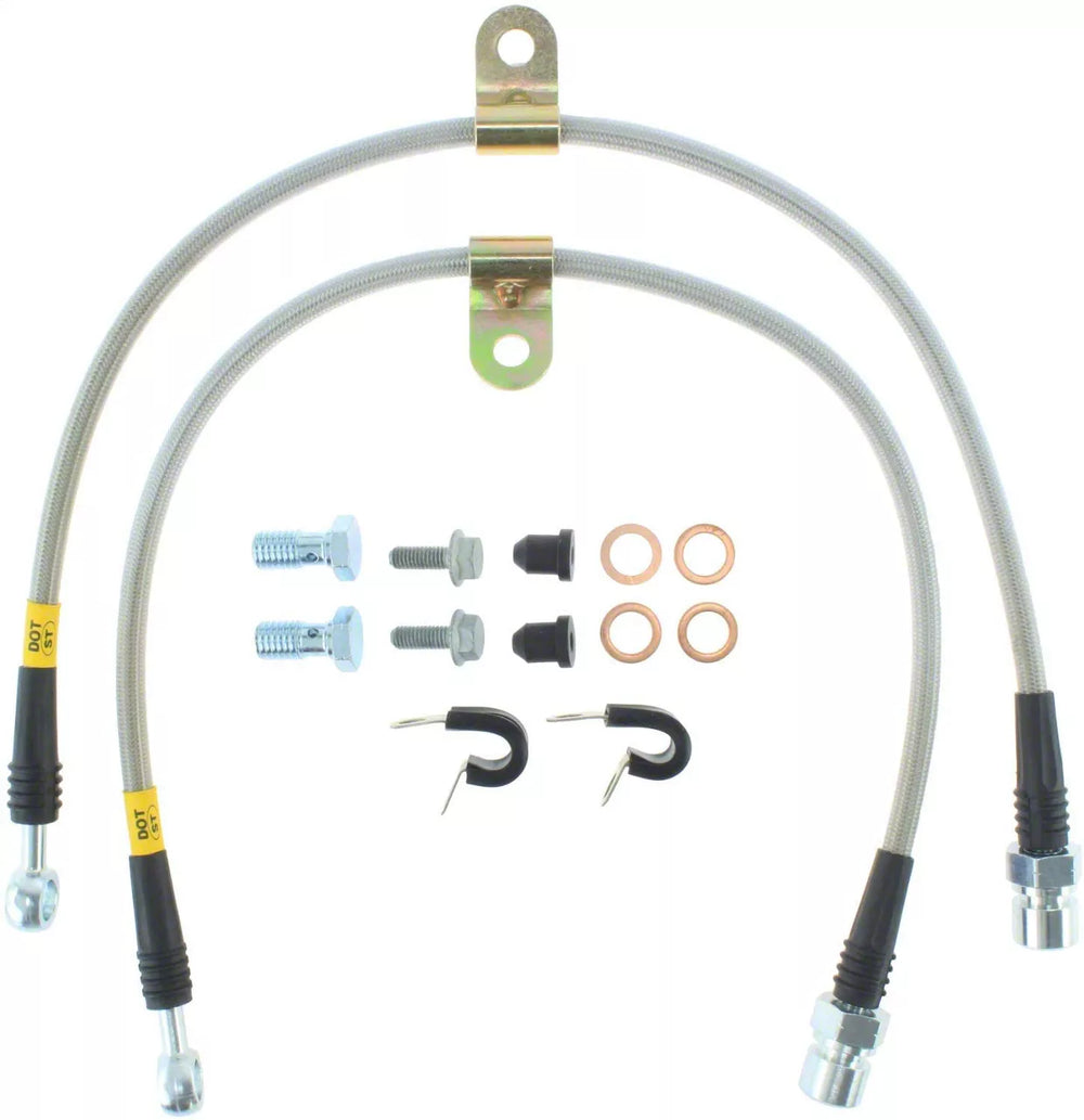 Stainless Steel Braided Front Brake Line Kit