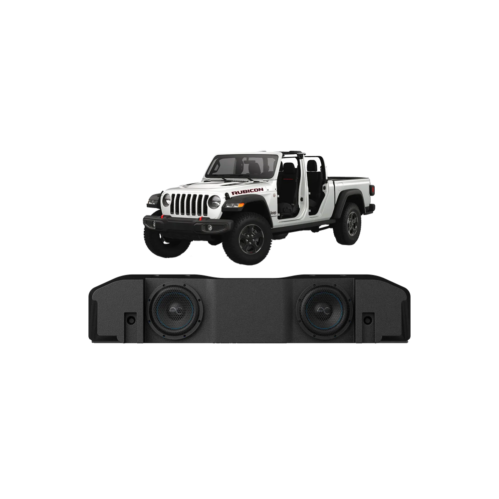 Dual 8-Inch Under-Seat Subwoofer Enclosure