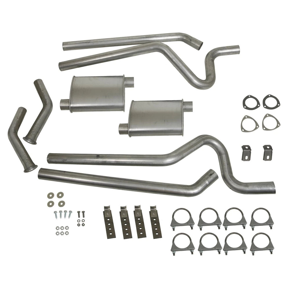 Header-Back Exhaust System Split Rear Exit