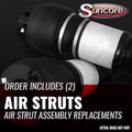 Front Air Suspension Strut Assembly Pair