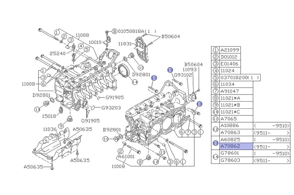 Engine Case Bolt