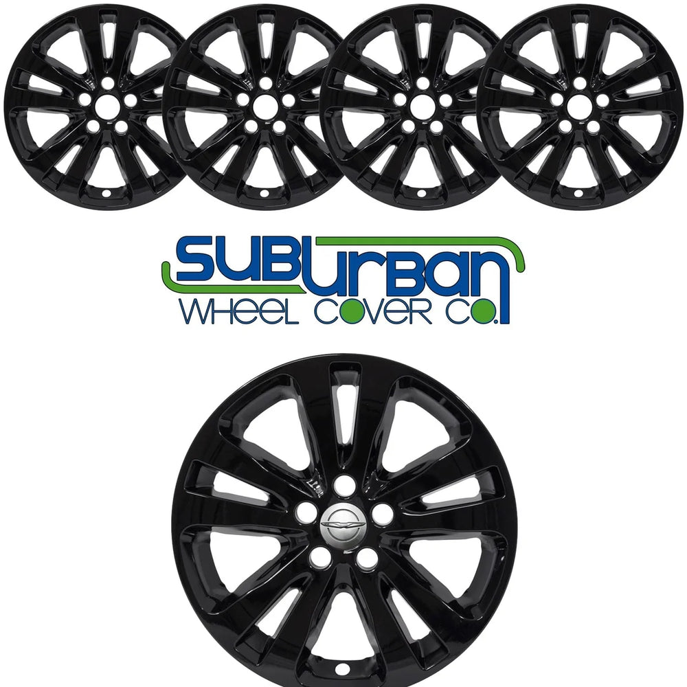 17-Inch Gloss Black Wheel Skins