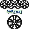 17-Inch Gloss Black Wheel Skins