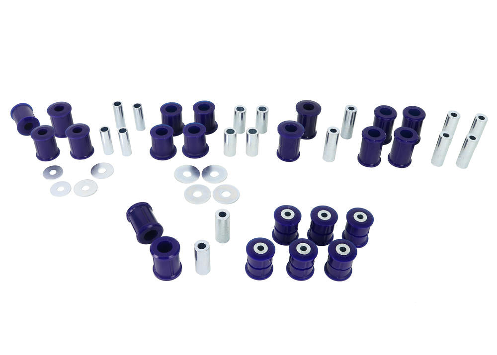 Front and Rear Control Arm Bushing Kit