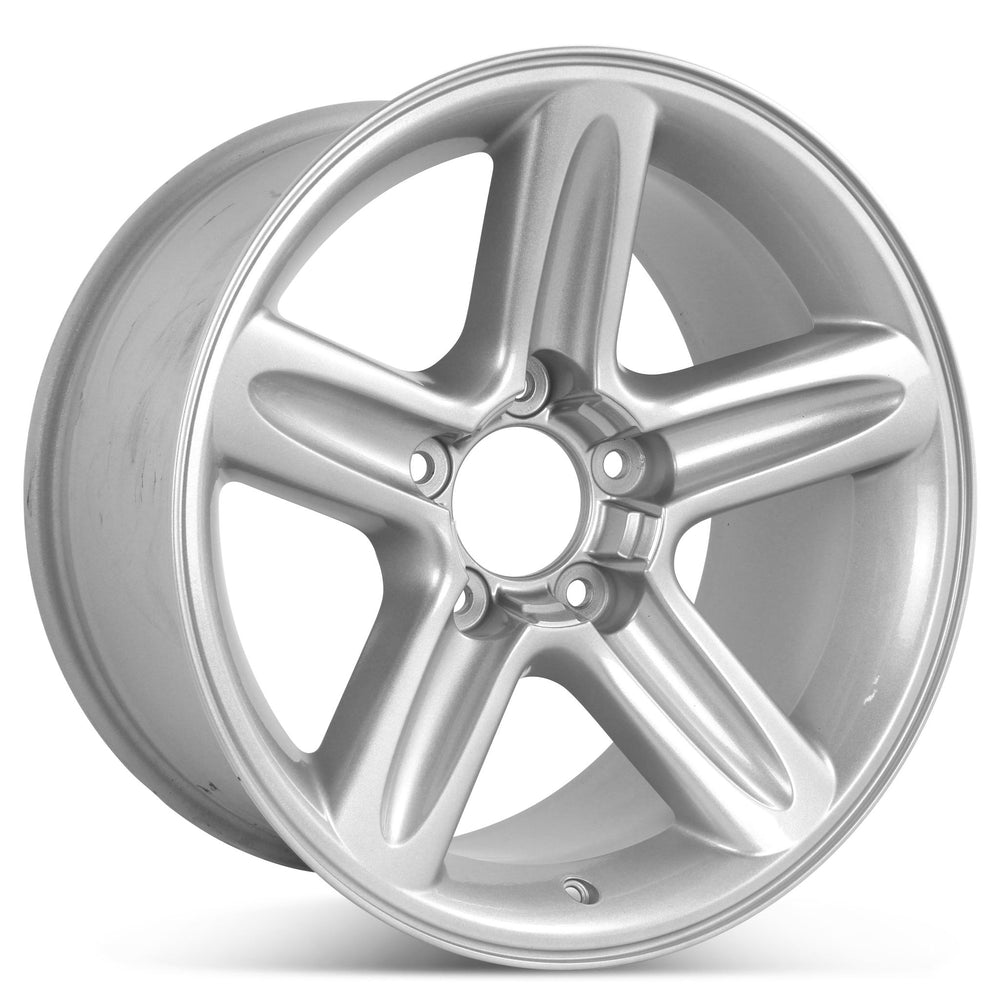 18-Inch 5-Spoke Silver Alloy Wheel