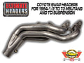 Coyote Swap Long Tube Headers 1-7/8" Primaries 3" Collector
