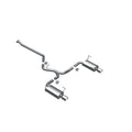 Medalion Touring Cat-Back Exhaust System 60mm Pipe 100mm Tip