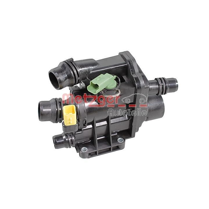 Coolant Thermostat with Housing, Seal, and Sensor, 105°C