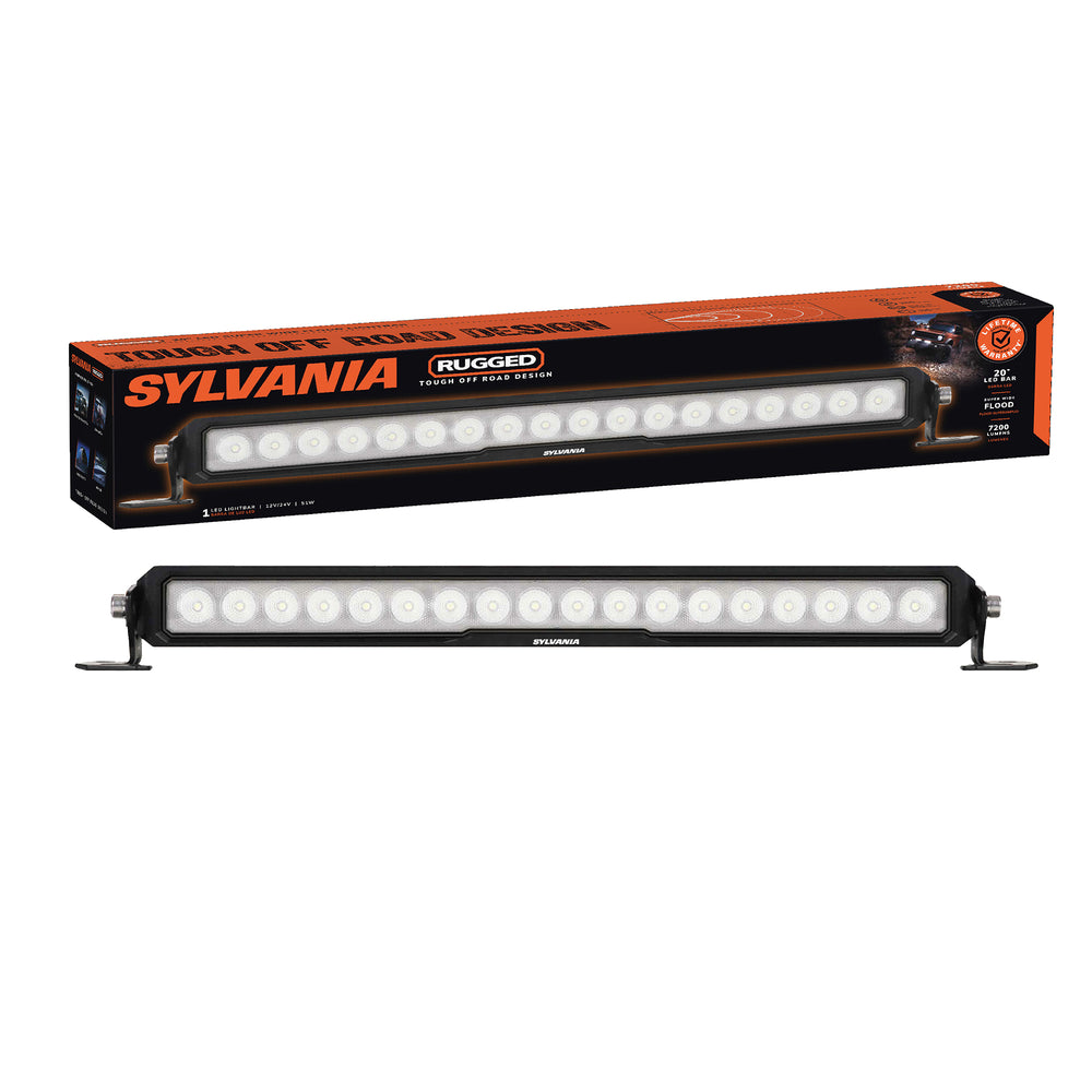 Rugged 20-Inch LED Light Bar Flood