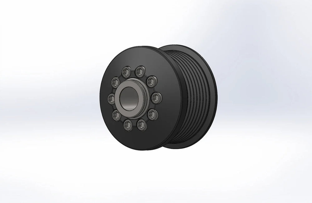 ZPE GripTec 2.45" 8 Rib Pulley and Hub Kit