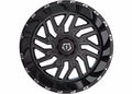 544BM 20x9 Gloss Black Milled Accent Wheel