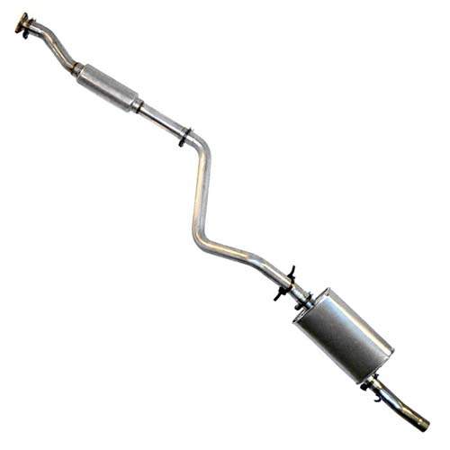 2-Inch Mandrel-Bent Cat-Back Exhaust System w/ Resonator