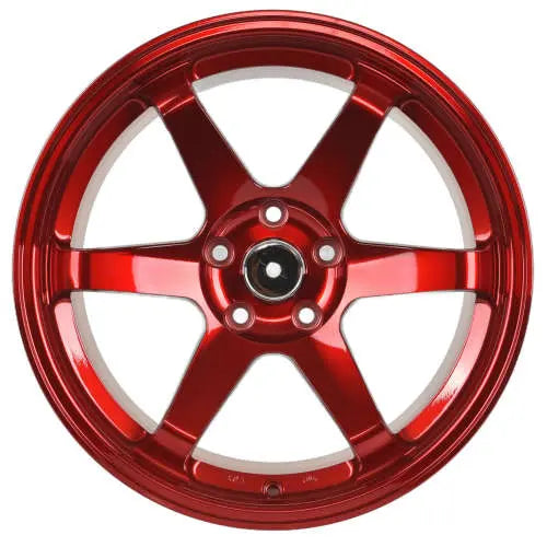 IPW 18x8 +35mm 5x114.3 Red 73.10mm Hub Bore Alloy Wheel