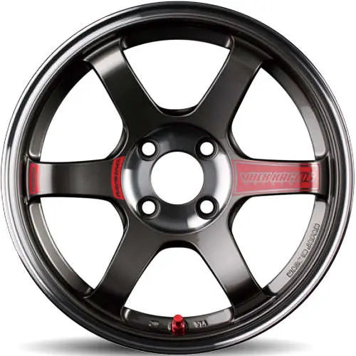 TE37 Sonic SL 16x8 +34 4x100 Pressed Graphite Gray