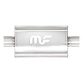 7-Inch Round Muffler, 3-Inch Inlet, Stainless Steel