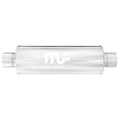 7-Inch Round Muffler, 3-Inch Inlet, Stainless Steel