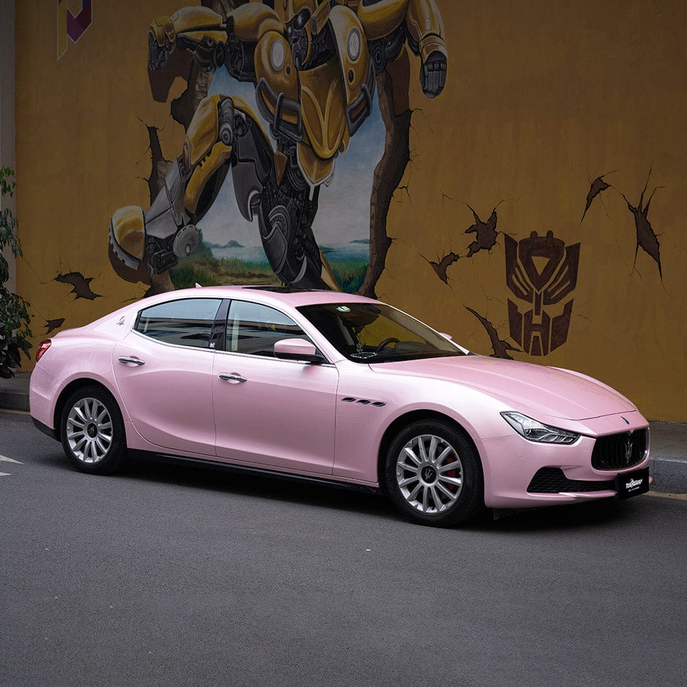 Gloss Metallic Pink Vinyl Wrap