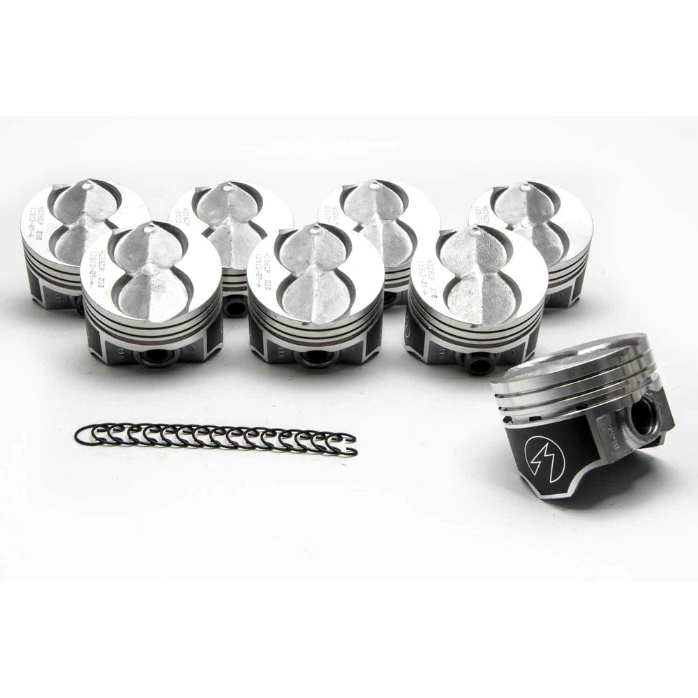 Flat Top Hypereutectic Piston Set, 4.030-inch Bore