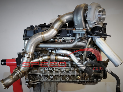 N54 Precision Gen1 PT6262 Top Mount Turbo Kit