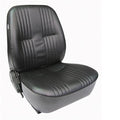 Low-Back Bucket Seat, Black Vinyl, Driver's Side