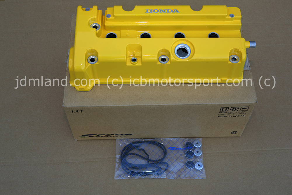 Works Yellow Valve Cover K-Series K20/K24 FD2/CL7