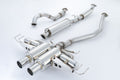 N1 Muffler Kit SUS304 Stainless Steel 70mm