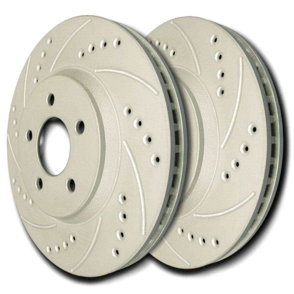258mm Drilled and Slotted Rear Brake Rotor