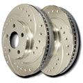 1-Piece Rear Brake Rotor, 266mm Diameter