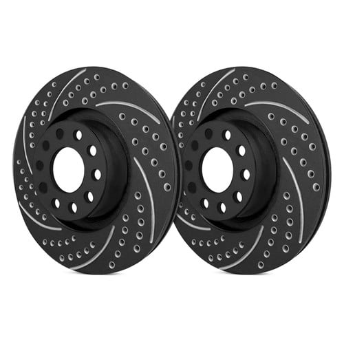Double Drilled and Slotted Rotor