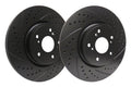 Double Drilled and Slotted Brake Rotors