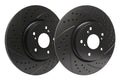 13.38" Double Drilled and Slotted Front Brake Rotor