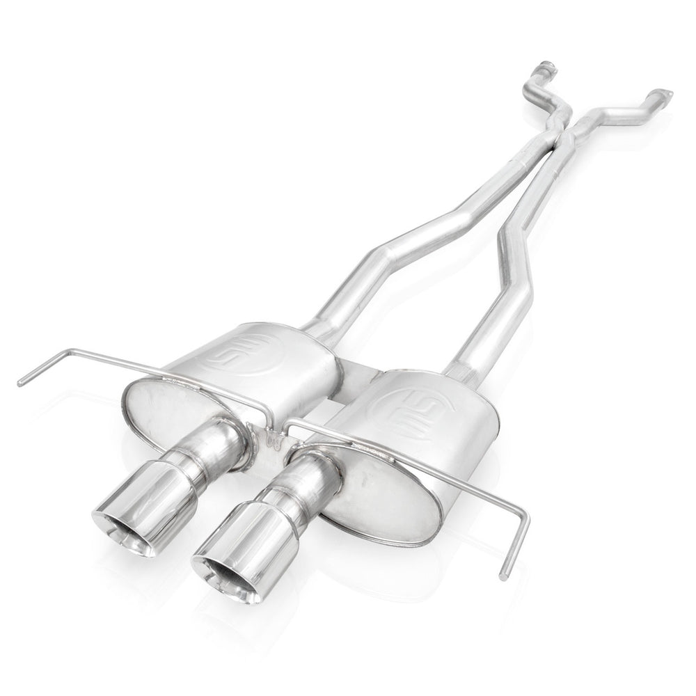 Dual Turbo Cat-Back Exhaust w/ 3-Inch Tubing & Turbo S Mufflers