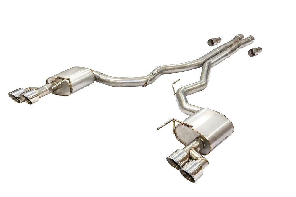 3-Inch Cat-Back Exhaust System w/ Quad Chrome Tips