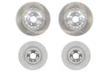 Two-Piece Slotted Front Rotor Set
