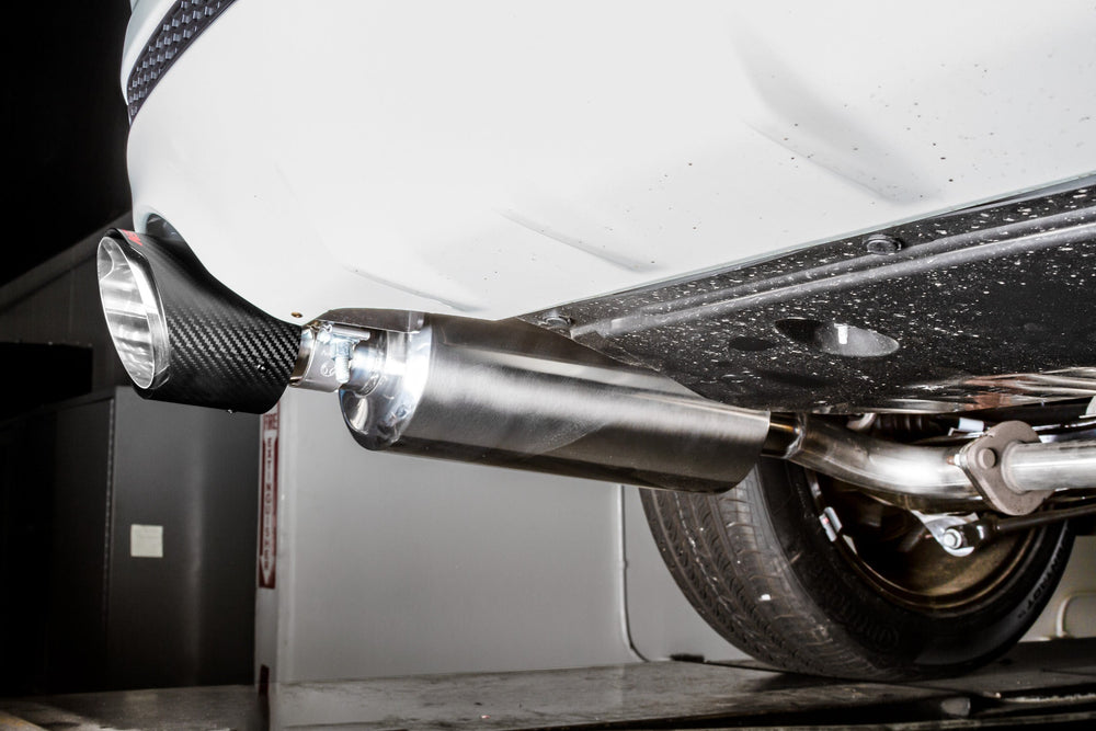 Axle-Back Exhaust System with Polished Tips