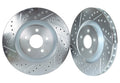 Cross Drilled & Slotted 1-Piece Rotor and Pad Kit