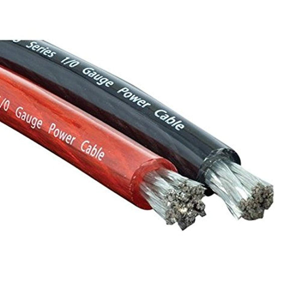 1/0 Gauge Power Wire, 50-Foot Roll, Red