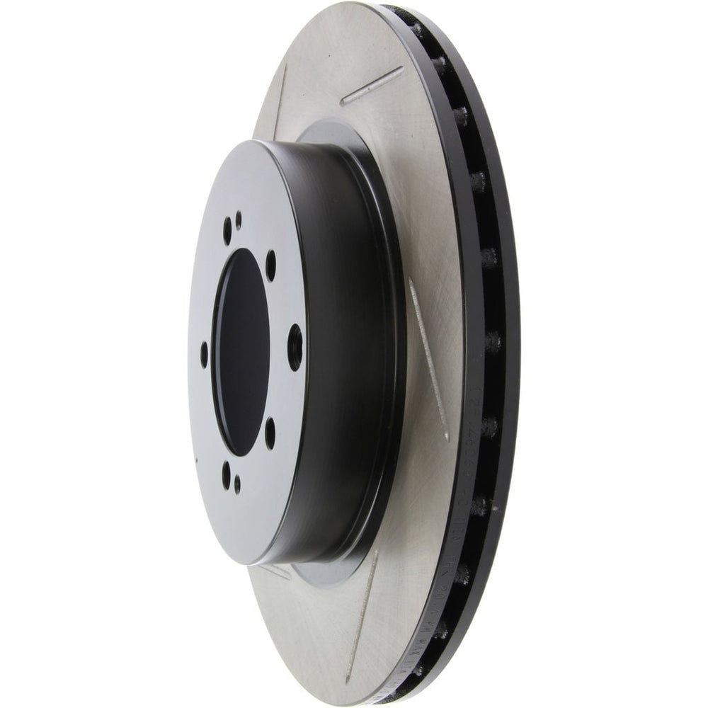 Rear Slotted Brake Rotor Pair